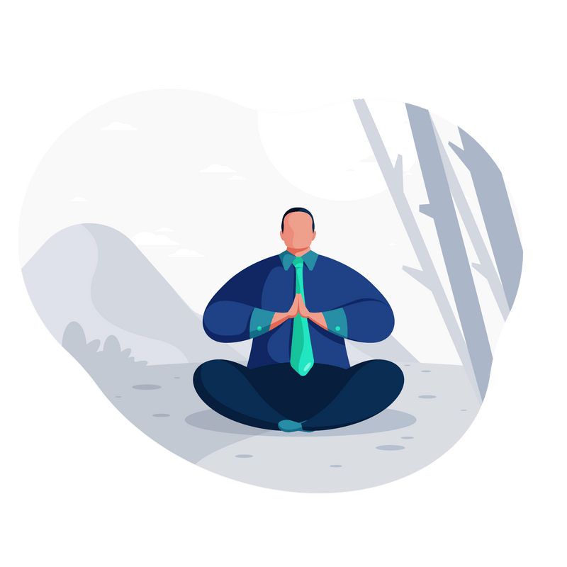 meditate meditation outdoors